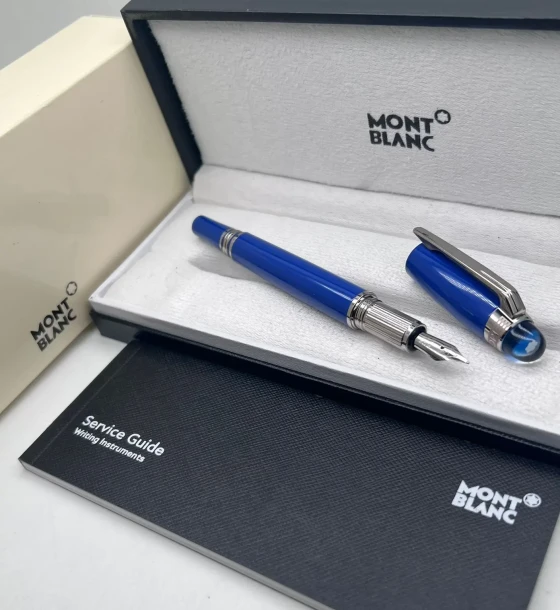 Mont Blanc Starwalker Resin Blue fountain pen - 6 first copy