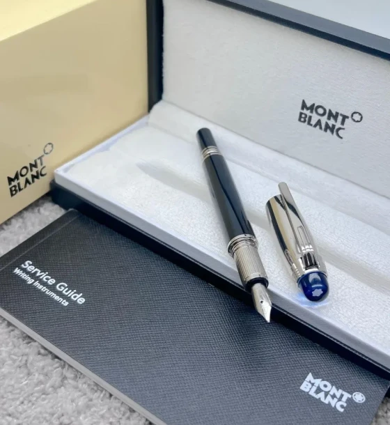 Mont Blanc Starwalker Resin Blue Fountain Pen - 1 first copy