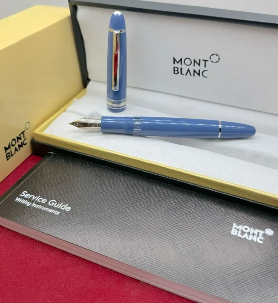 Mont Blanc Glacier Fountain Pen - 2 first copy