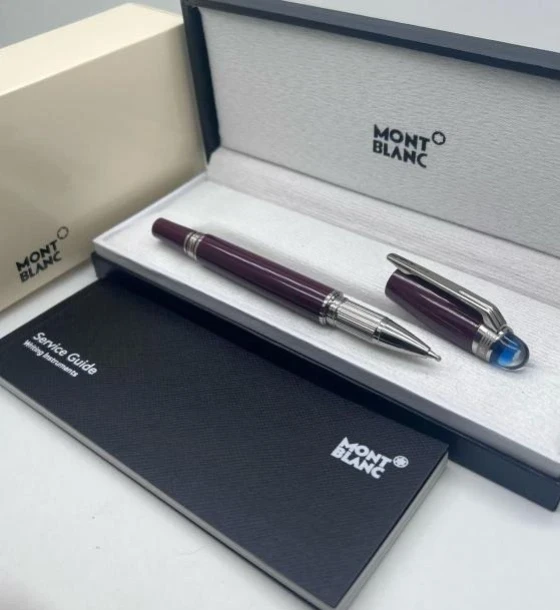 Mont Blanc Top Blue Roller Pen - 4 first copy