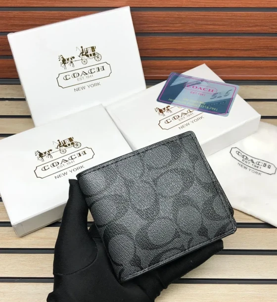 Coach Premium Quality Wallet - 5 first copy