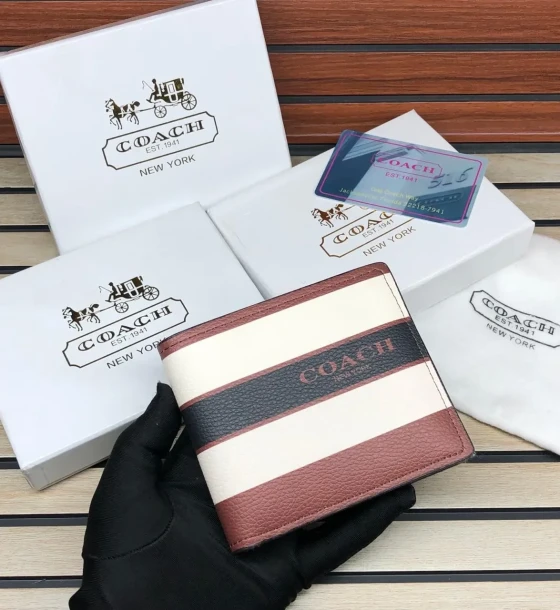 Coach Premium Quality Wallet - 11 first copy