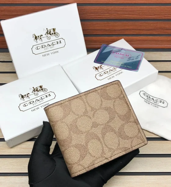Coach Premium Quality Wallet - 13 first copy