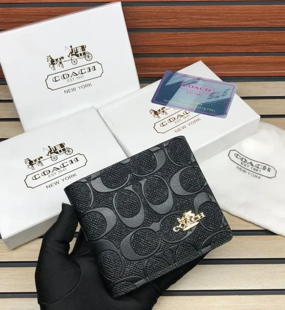 Coach Premium Quality Wallet - 14 first copy