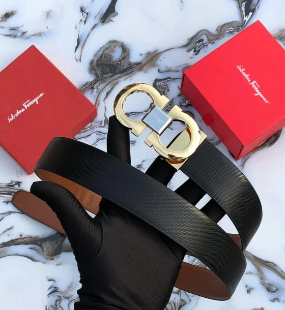 Salvatore Ferragamo Reversible Belt first copy