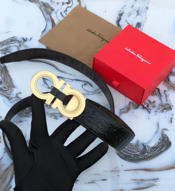 Salvatore Ferragamo Reversible Belt first copy