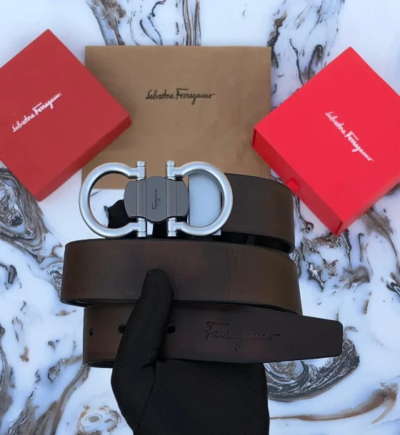 Salvatore Ferragamo Reversible Belt first copy
