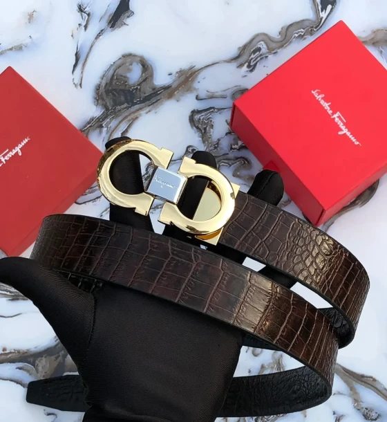 Salvatore Ferragamo Reversible Belt first copy