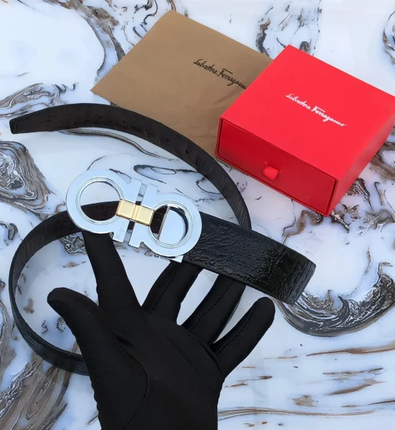 Salvatore Ferragamo Reversible Belt first copy