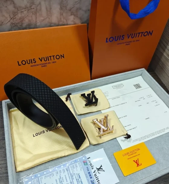 Louis Vuitton Two Buckle Combo Reversible Belt first copy