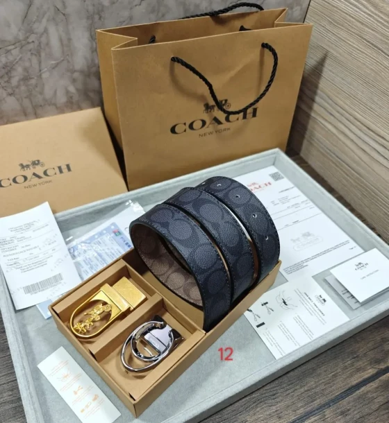 Louis Vuitton Two Buckle Combo Reversible Belt first copy