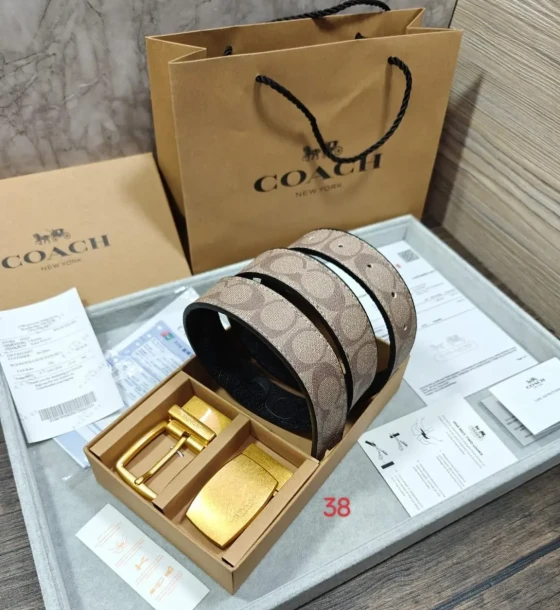 Louis Vuitton Two Buckle Combo Reversible Belt first copy