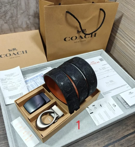 Louis Vuitton Two Buckle Combo Reversible Belt first copy