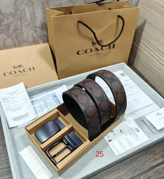 Louis Vuitton Two Buckle Combo Reversible Belt first copy