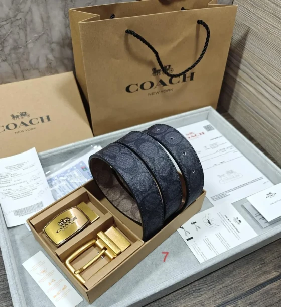 Louis Vuitton Two Buckle Combo Reversible Belt first copy