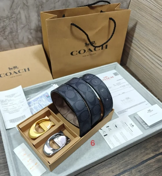 Louis Vuitton Two Buckle Combo Reversible Belt first copy