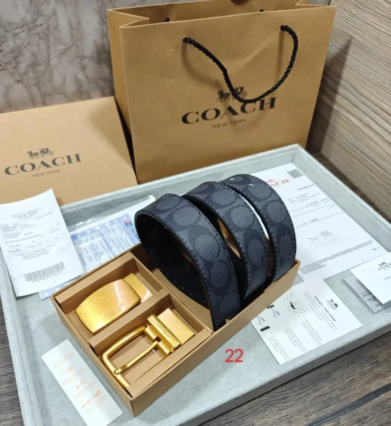 Louis Vuitton Two Buckle Combo Reversible Belt first copy