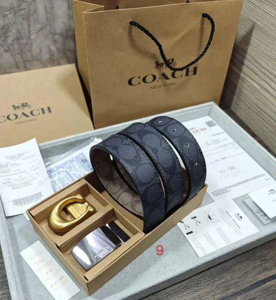 Louis Vuitton Two Buckle Combo Reversible Belt first copy