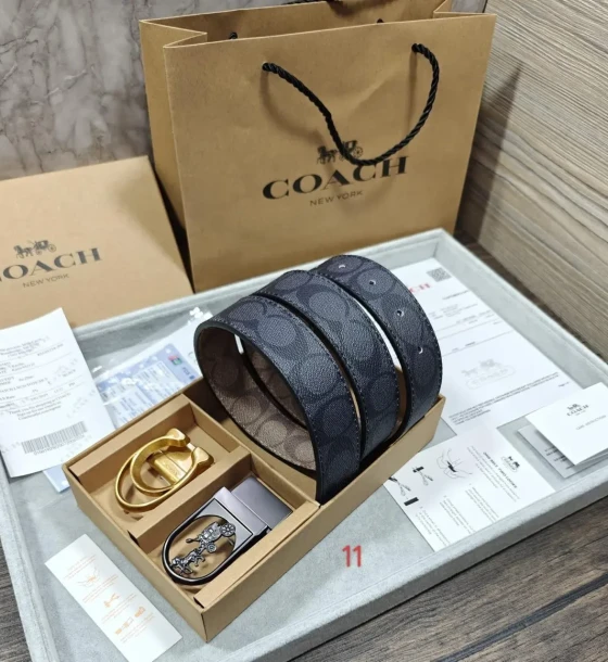 Louis Vuitton Two Buckle Combo Reversible Belt first copy