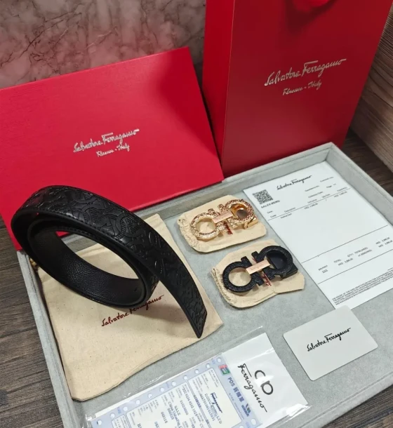 Louis Vuitton Two Buckle Combo Reversible Belt first copy