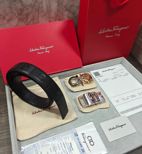 Louis Vuitton Two Buckle Combo Reversible Belt first copy