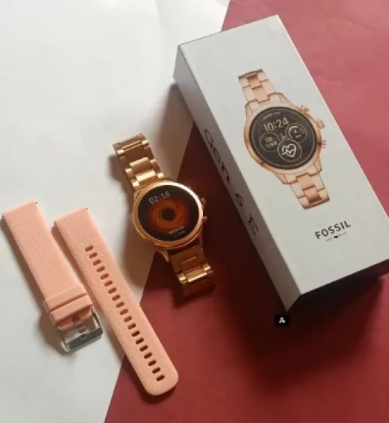 FOSSIL Gen 6E Aur Ginti Nsmartwatch - Style 2 first copy