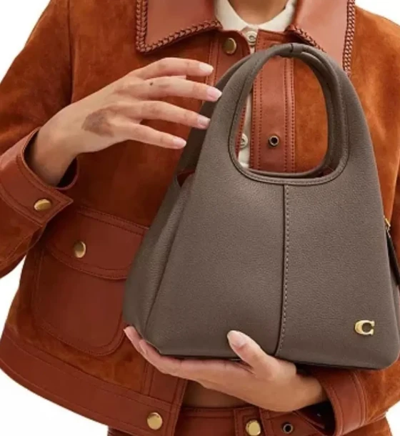 Coach Lana Khaki Color Shoulder Bag (With Box) first copy