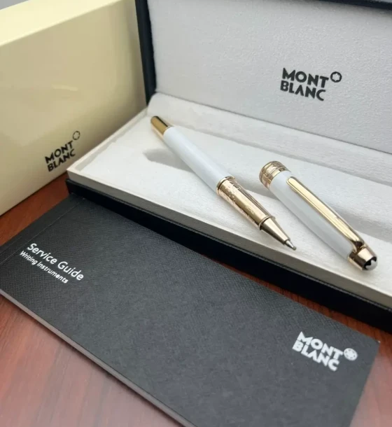 Mont Blanc MB Meisterstuck Glacier Duo Rollerball Pen - 2 first copy