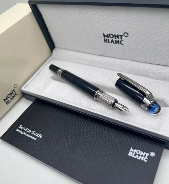 Mont Blanc MB Top Blue Edition Fountain Pen - 3 first copy