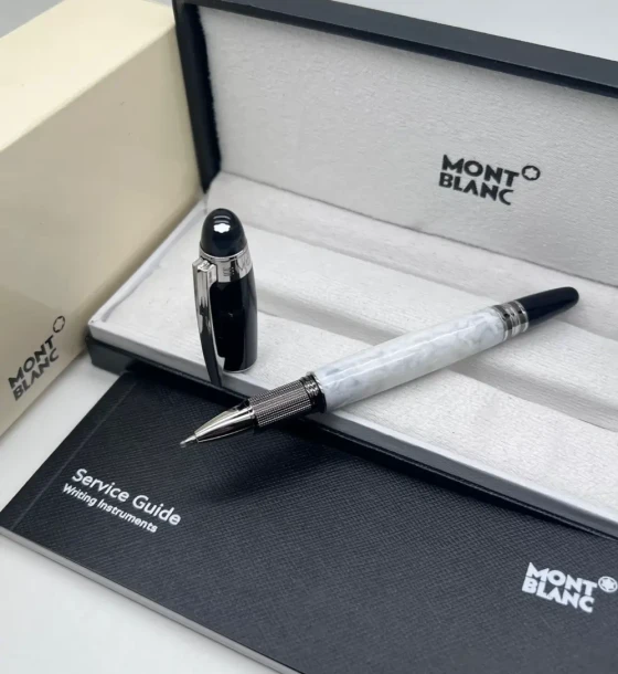 Mont Blanc MB Marble Rollerball Pen - 2 first copy
