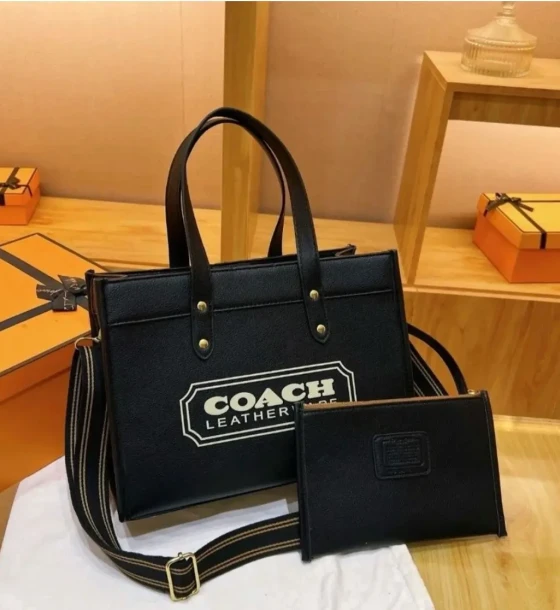 Coach Chalk Multi Badge Tote Bag first copy
