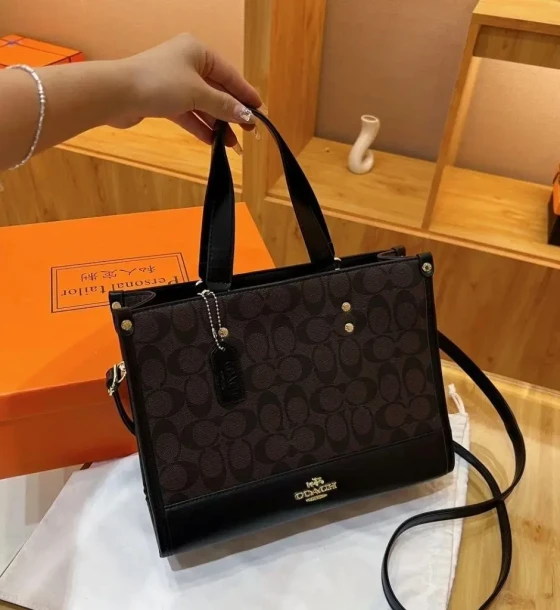 Coach Dempsey Carryall In Signature Bag first copy
