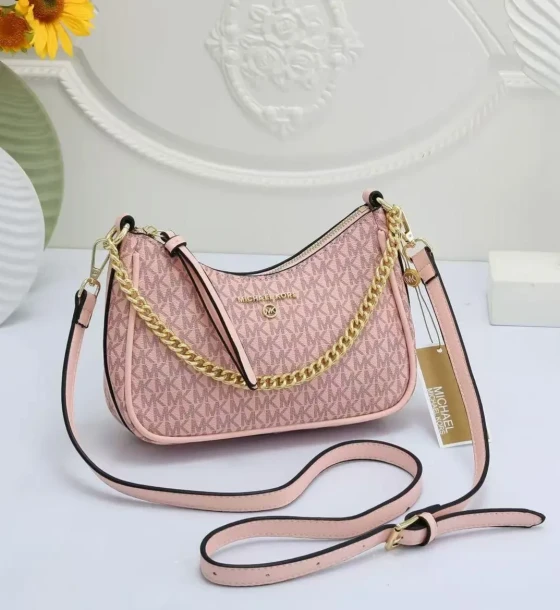Michael Kors Jet Set Charm Logo Print Shoulder Bag first copy