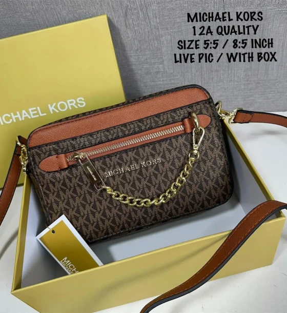 Michael Kors Jet Set Large Logo Crossbody Bag first copy