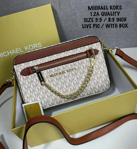 Michael Kors Jet Set Large Logo Crossbody Bag first copy