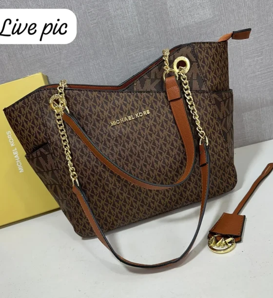 Michael Kors Jet Set Travel Large Chain Shoulder Bag first copy