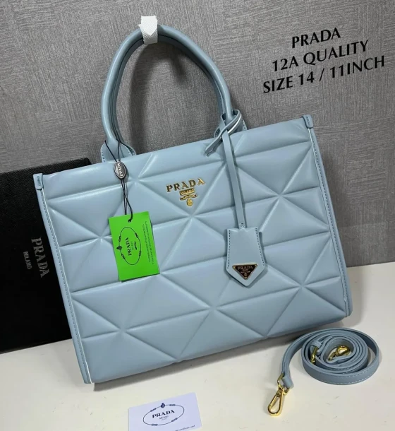Prada Diamond Cut Tote Bag first copy