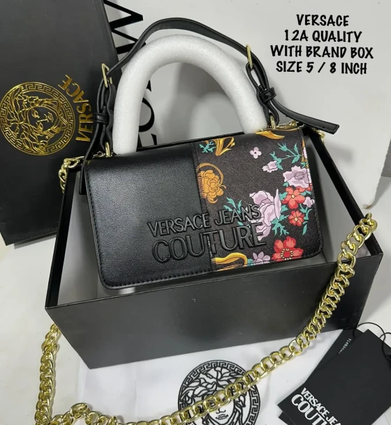 Versace Jeans Store Couture Baroque Bag first copy