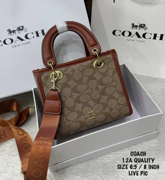 Coach Signature Handbag first copy