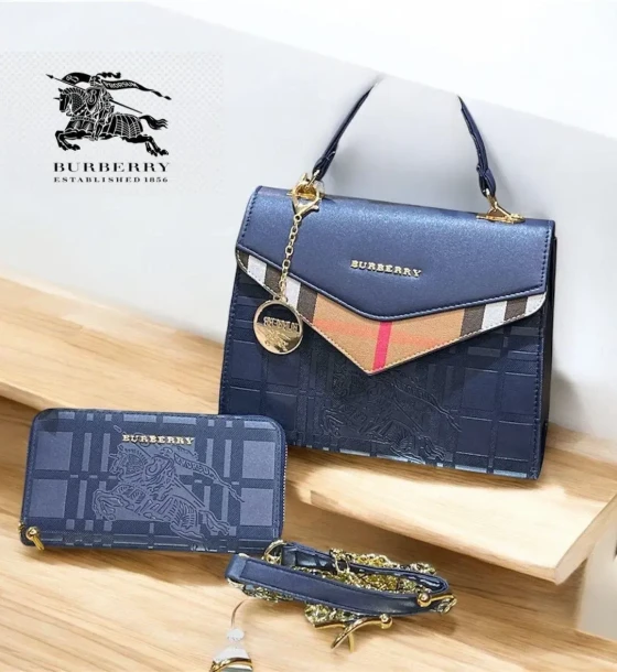 Burberry Sling Bag With Pouch first copy
