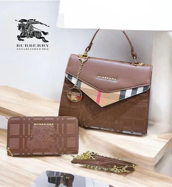 Burberry Sling Bag With Pouch first copy