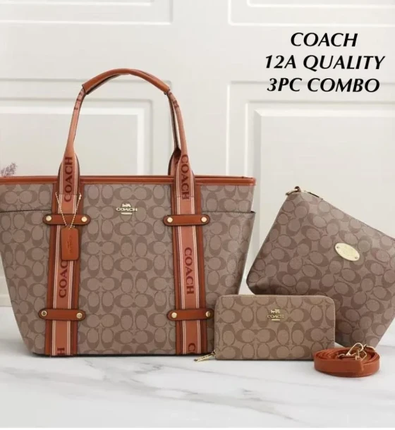 Coach Tote Bag Combo first copy