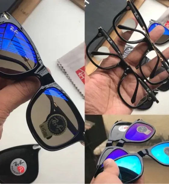 Ray-Ban Wayfarer Magnetic Clipon Sunglasses first copy