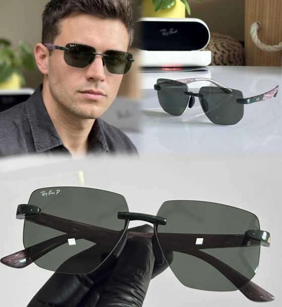 Ray-Ban Square R2026b Premium Rimless Sunglasses first copy