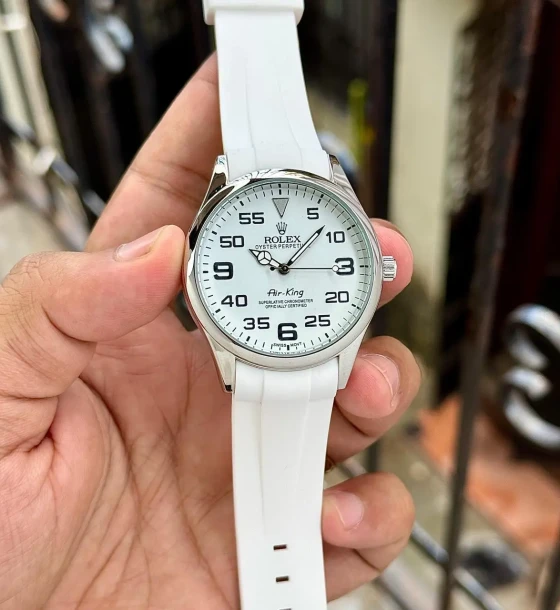 Rolex Air-King White Dial - Quartz Movement first copy