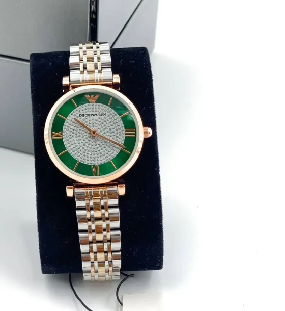Armani Diamonds Zoom Face Womens Watch first copy