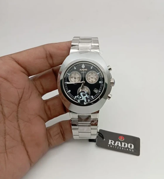 Rado NEW DIASTER MEN'S CHRONOGRAPH WATCH first copy