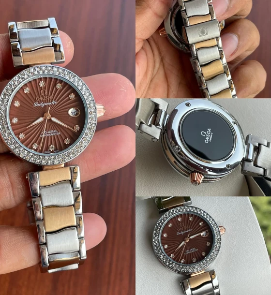 Omega OMY LADYMATIC DIAMOND WATCH first copy