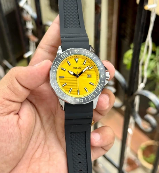 Fossil Open Back Machinery Watch first copy