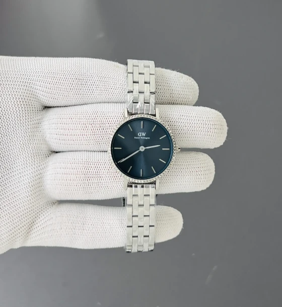 DW PETITE LUMINE BEZEL 5-LINK ARCTIC first copy